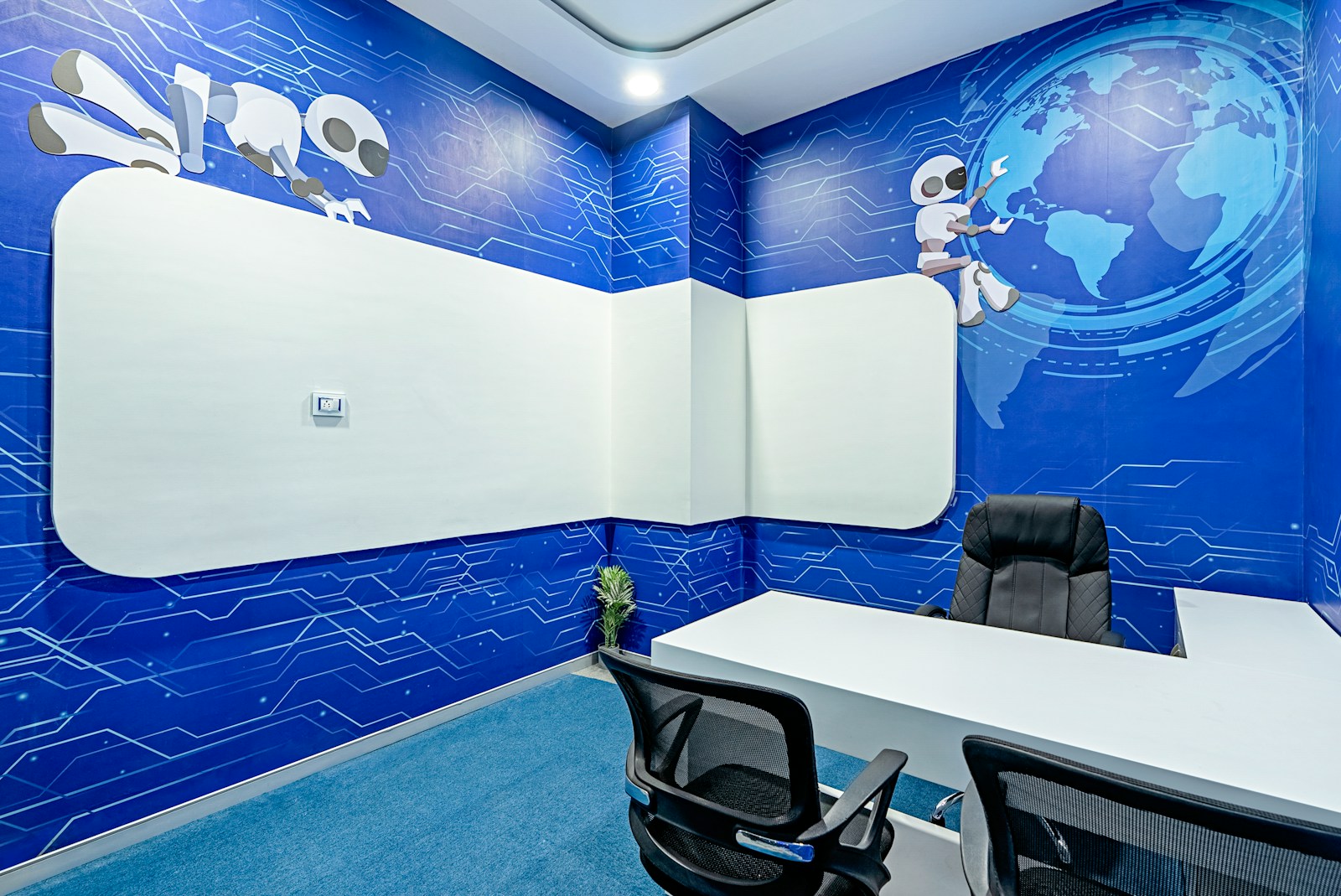 Green Diamond Painting crew working on Dublin commercial office