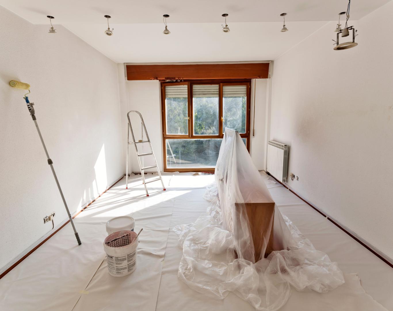 Professional Painting Company in Delaware, OH completing a residential painting project
