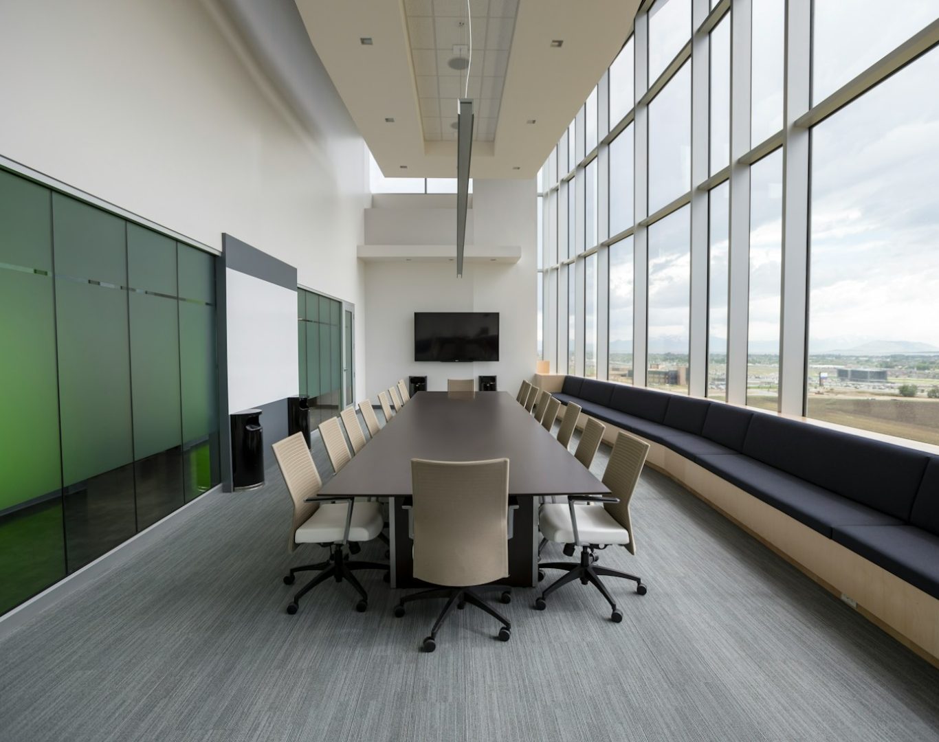 Commercial painters transforming office building in Westerville Ohio