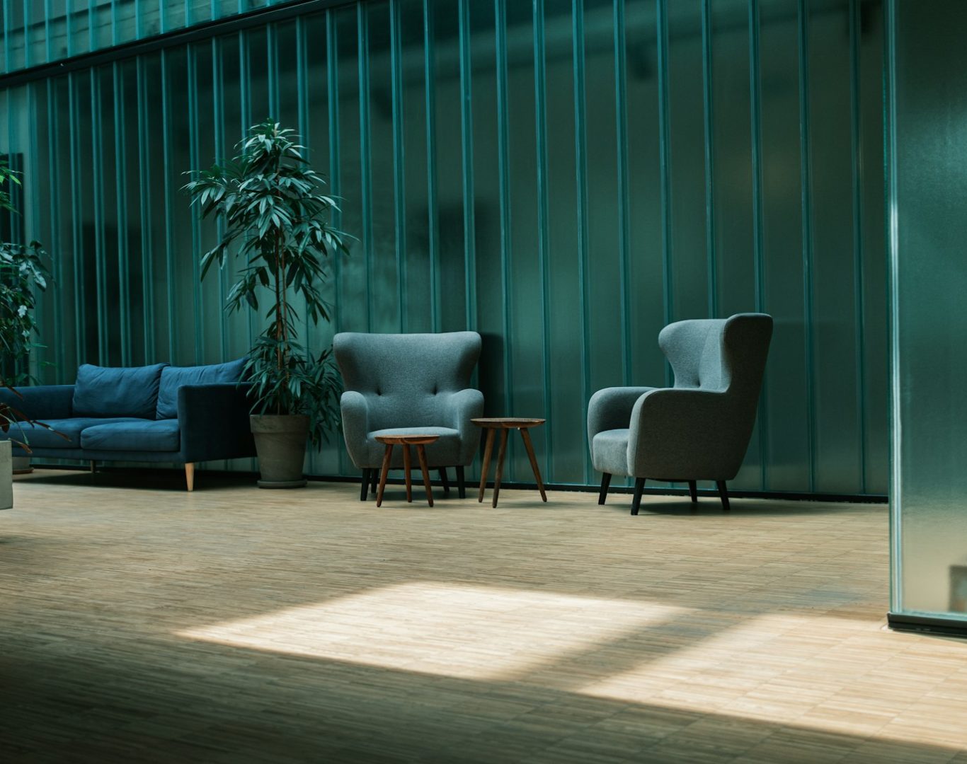 a room with a lot of chairs and a table