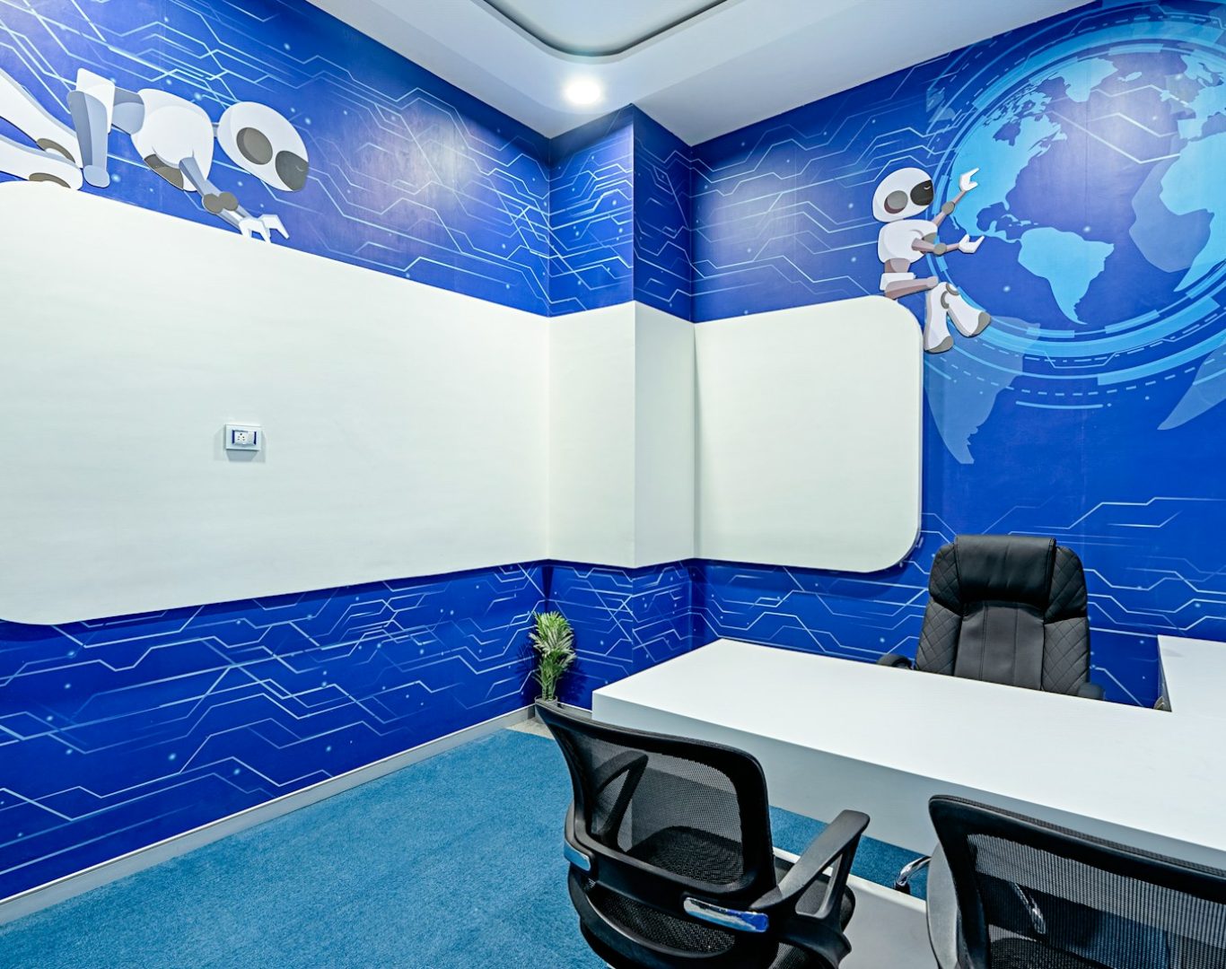 Green Diamond Painting crew working on Dublin commercial office